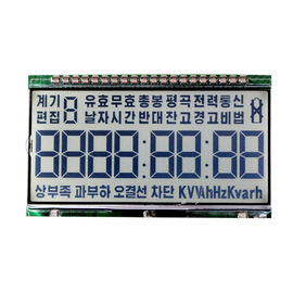 OEM सेगमेंट HTN LCD डिस्प्ले मोनोक्रोम रिफ्लेक्टिव पोलराइज़र टाइप मेटल पिन कनेक्टर