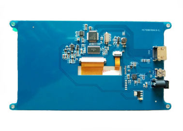 रास्पबेरी पाई के लिए 7 इंच टीएफटी एलसीडी कैपेसिटिव टचस्क्रीन डिसप्ले हाइट्स एचडीएमआई एलसीडी + पीसीबी ड्राइव बोर्ड