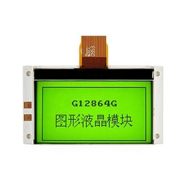 FPC कनेक्टर COG LCD मॉड्यूल FSTN 12864 ग्राफिक वाइड तापमान 128 * 64 रिज़ॉल्यूशन