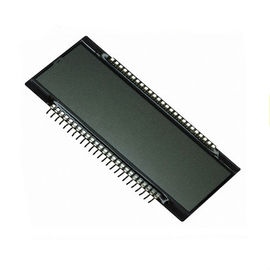 कस्टम 3v 5v FSTN एलसीडी स्क्रीन धातु पिन कनेक्टर 7 सेगमेंट एलसीडी डिस्प्ले के साथ