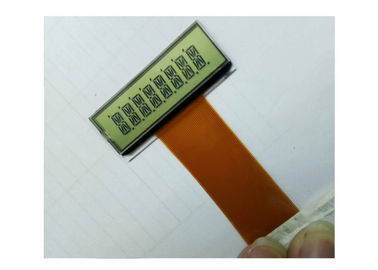 इलेक्ट्रॉनिक वॉटर मीटर के लिए 7 सेगमेंट टीएन एलसीडी डिस्प्ले / रिफलेक्टिव एलसीडी मॉड्यूल