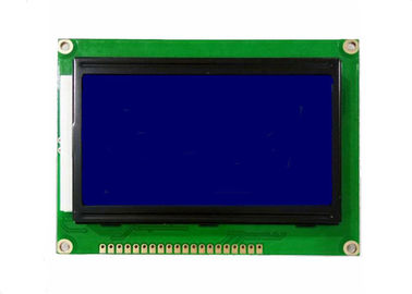 ब्लू बैकलाइट के साथ 5V 12864 एलसीडी डिस्प्ले मॉड्यूल 128 x 64 डॉट्स ग्राफिक मैट्रिक्स COB एलसीडी स्क्रीन