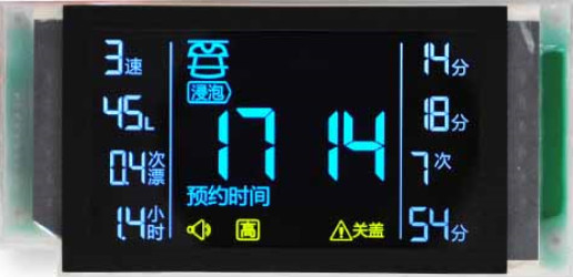 4.5V एलसीडी डिस्प्ले स्क्रीन, पिन या ज़ेबरा कनेक्टर एलसीडी कैरेक्टर डिस्प्ले