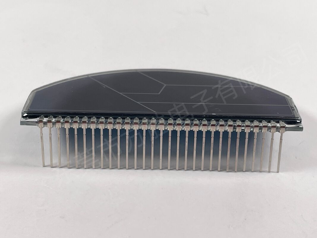 कस्टम ब्लू फिल्म मोटरसाइकिल एलसीडी स्क्रीन एलसीडी मोनोक्रोम डिस्प्ले अर्धवर्ती स्पीडोमीटर एलसीडी डिस्प्ले