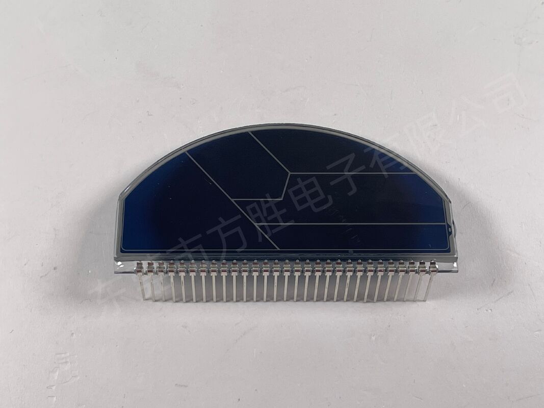 कस्टम ब्लू फिल्म मोटरसाइकिल एलसीडी स्क्रीन एलसीडी मोनोक्रोम डिस्प्ले अर्धवर्ती स्पीडोमीटर एलसीडी डिस्प्ले