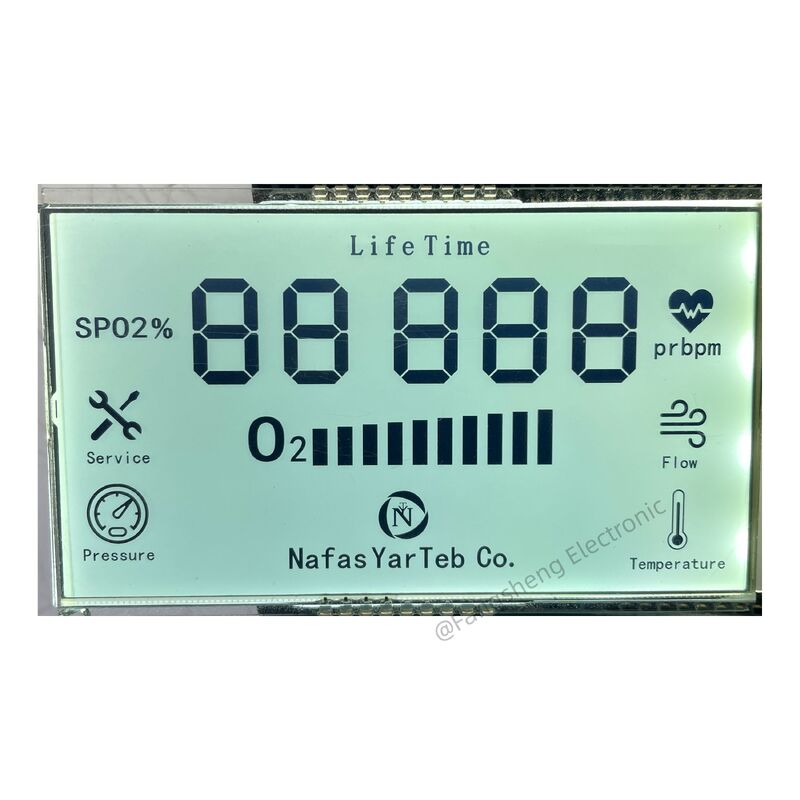 Custom HTN LCD Display Glass Panel for Instruments And Meters HTN Monochrome Lcd Display Factory