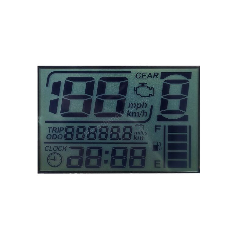 Custom Size 7 Segment Custom HTN LCD Display for Motorcycle Speedometer Screen Speedometer Odometer LCD Display Character Segment Module Manufacturers