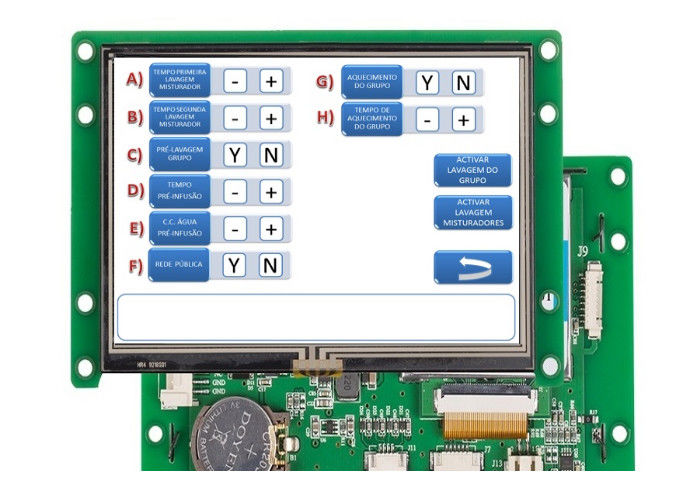 4.3 इंच स्मार्ट TFT एलसीडी डिस्प्ले Pcb / न्यूमेरिक एलसीडी कलर डिस्प्ले के लिए