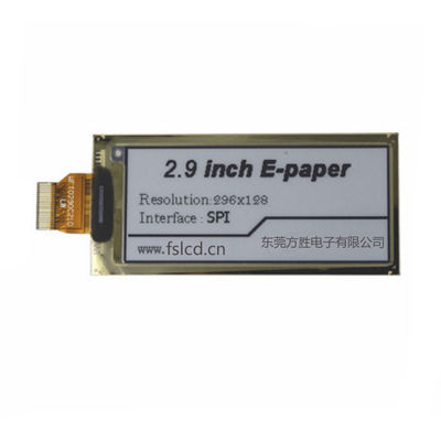 2.9 इंच 128x296 0.226 * 0.227 पिक्सेल पिच ई इंक डिस्प्ले मॉड्यूल