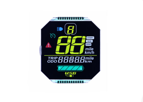 कस्टम 7 सेगमेंट गोल एलसीडी मॉड्यूल