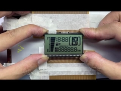 उच्च गुणवत्ता कस्टम एचटीएन एलसीडी डिस्प्ले आठ आकार मोनोक्रोम 7 सेगमेंट ग्राफिक एलसीडी स्क्रीन मोटरसाइकिल के लिए